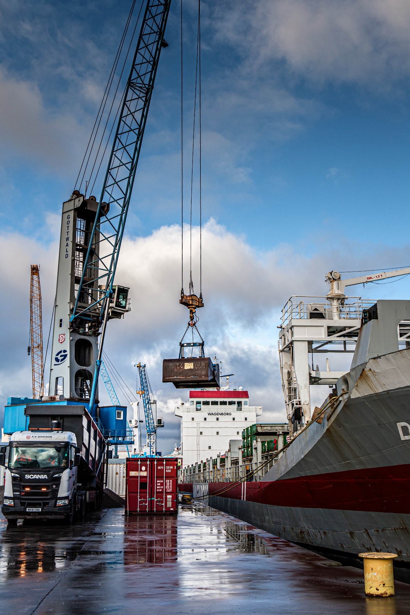 Port welcomes first international shipment of renewable energy cargo ...